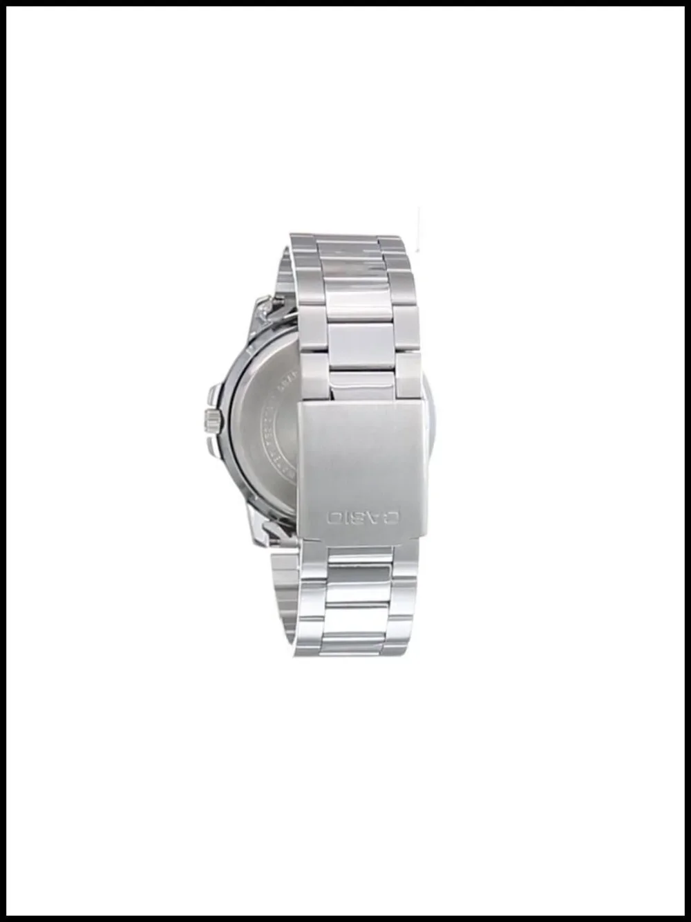 Casio Enticer Analog Watch Stainless Steel Bracelet Quartz Movement 50M Water